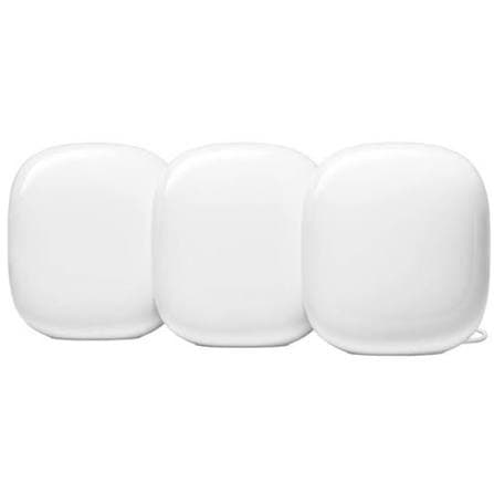 Google Nest Wifi Pro Wi-Fi 6E router, Snow, 3 pack